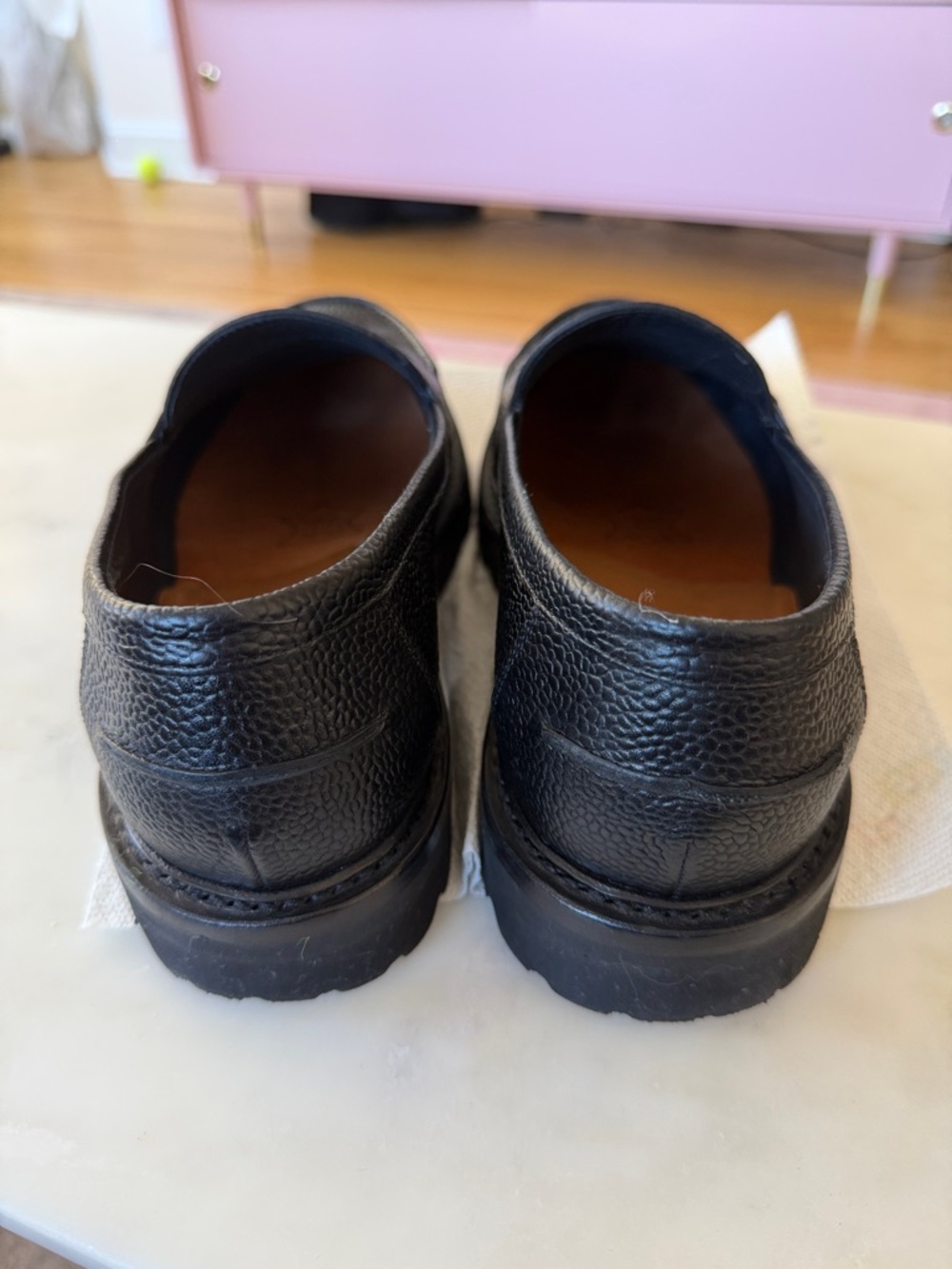 Blackstock & Weber Ellis Penny Loafer in Onyx - Picture 3 of 8